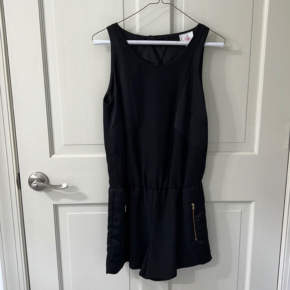 Parker, black romper, medium